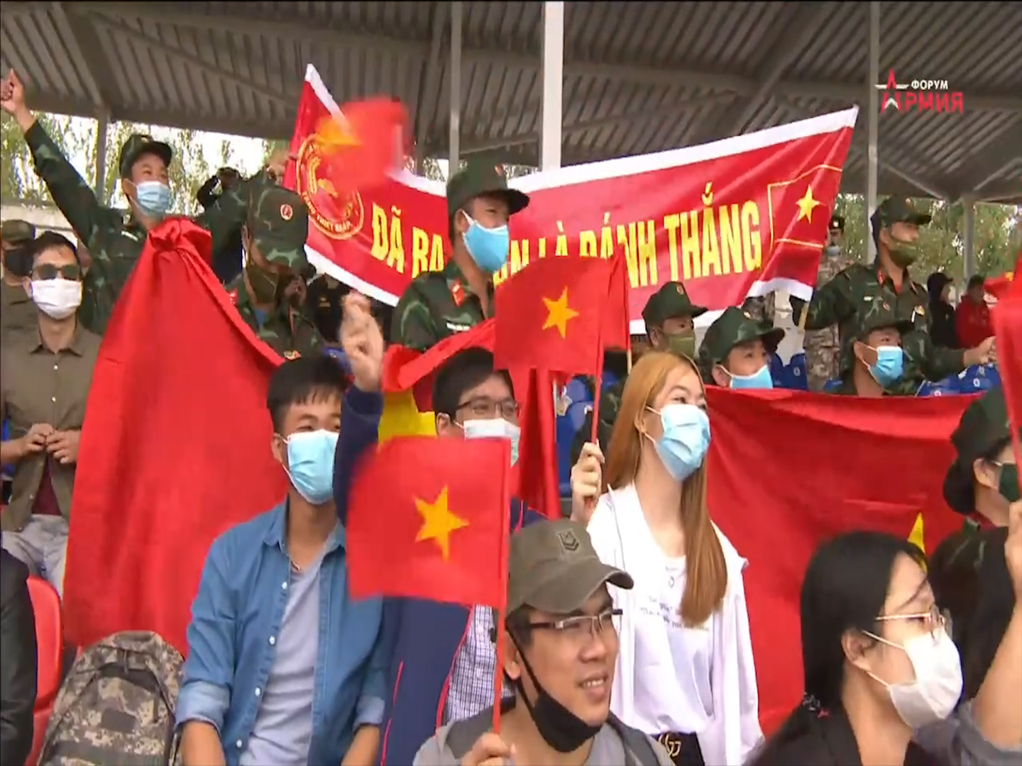 Màu cờ rực đỏ tại Army Games 2020